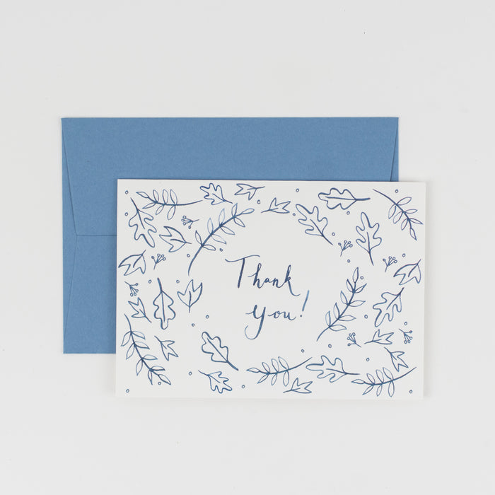 Thank You Leaves Card
